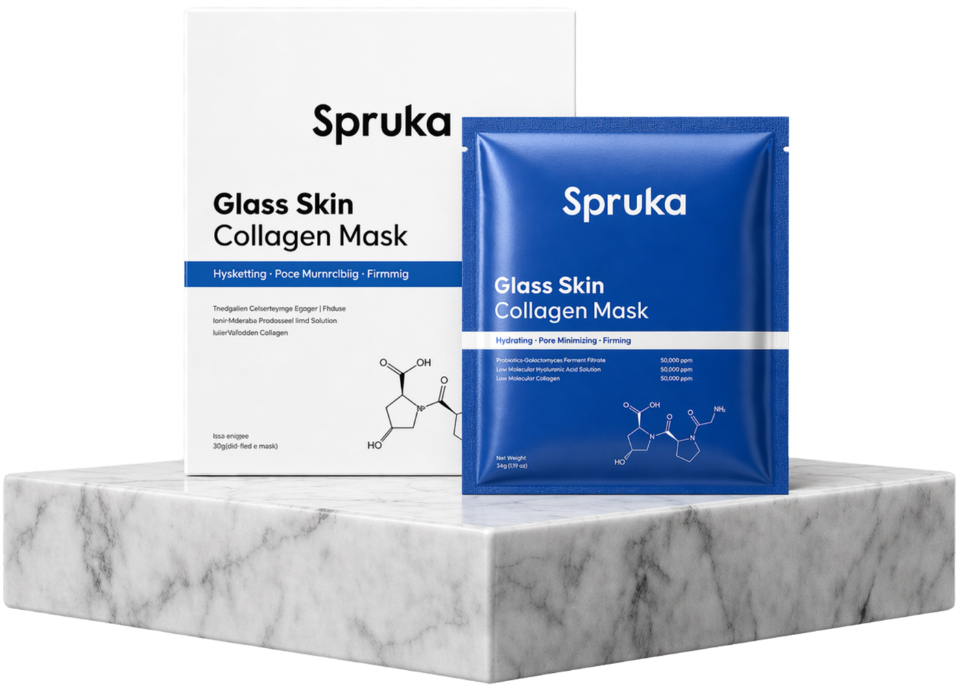 Spruka Glass Skin Collagen Mask