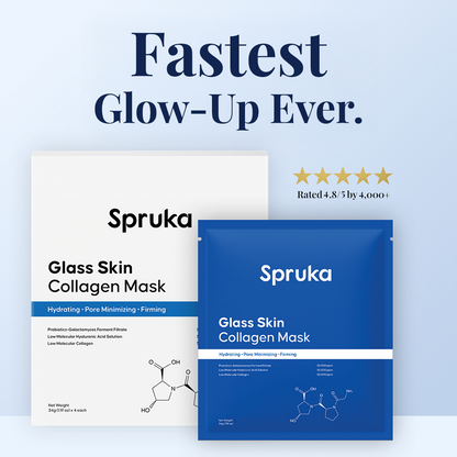 Spruka® Glass Skin Collagen Mask