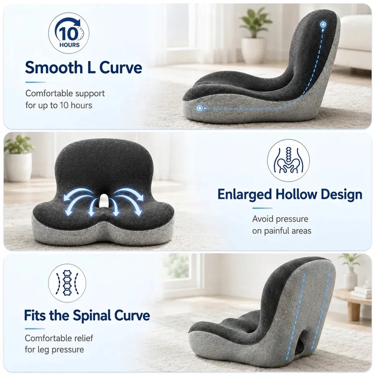 Orthopedic Lumbar Support Sciatica Cushion
