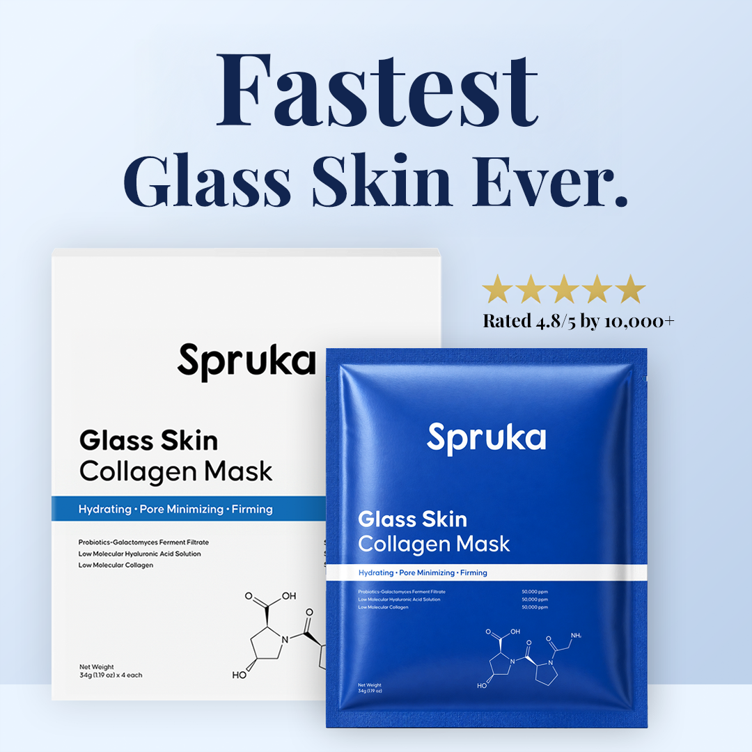 Spruka® Glass Skin Collagen Mask